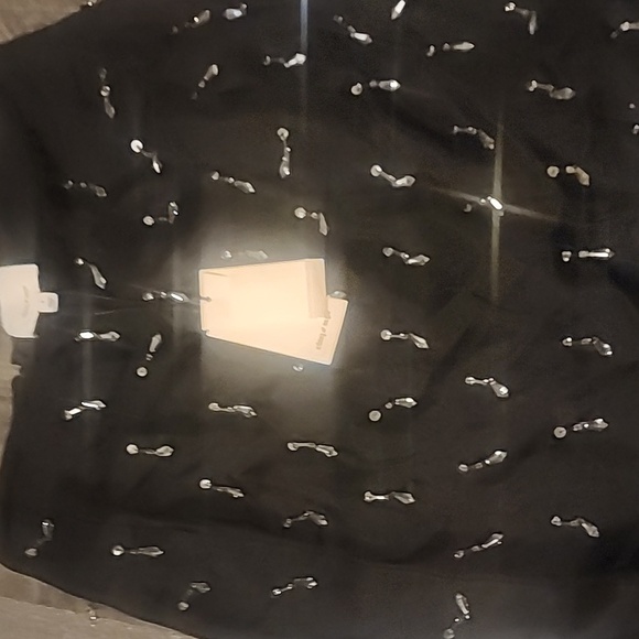 CINQ A SEPT CRYSTAL TEARDROP MARTA SKIRT SIZE 2 - Picture 5 of 5